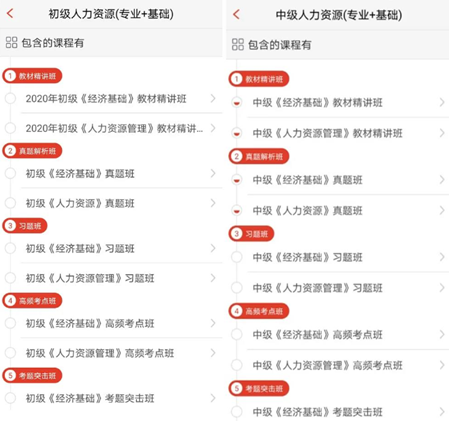 2021年人力资源经济师(初、中级)网课面授班 2021年人力资源经济师(初、中级)网课面授班